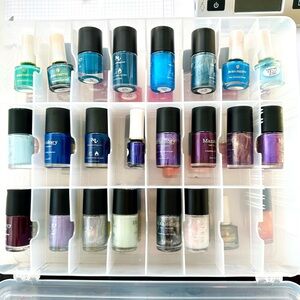 Lot 1 - 46 assorted stamping polishes - Maniology and Born Pretty